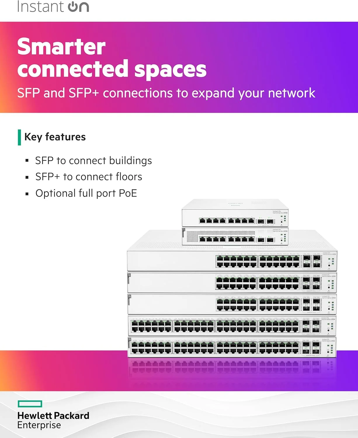 سوئیچ شبکه 24 پورت گیگابیتی HPE Networking Instant On سری 1930، لایه 2+، مدیریت هوشمند، اترنت | 24x 1G | 4x SFP+ | کابل برق UK (JL682A#ACC) سوئیچ شبکه 24 پورت گیگابیتی HPE Networking Instant On سری 1930، لایه 2+، مدیریت هوشمند، اترنت | 24x 1G | 4x SFP+ | کابل برق UK (JL682A#ACC)