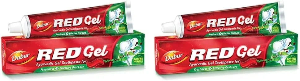 ژل خمیر دندان آیورودا دابور قرمز برای دندان ها و لثه، 150 گرم (بسته 2 عددی) ژل خمیر دندان آیورودا دابور قرمز برای دندان ها و لثه، 150 گرم (بسته 2 عددی)