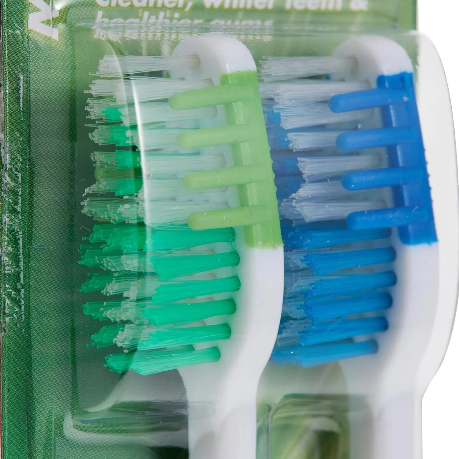 مسواک دستی گیاهی دابور 2+2 رایگان | برس موج دار برای تمیز کردن موثر | برس نرم برای دندان ها و لثه های بدون آسیب | مسواک زدن موثر با بهداشت کامل دهان و دندان (سایز متوسط - بسته دوتایی)