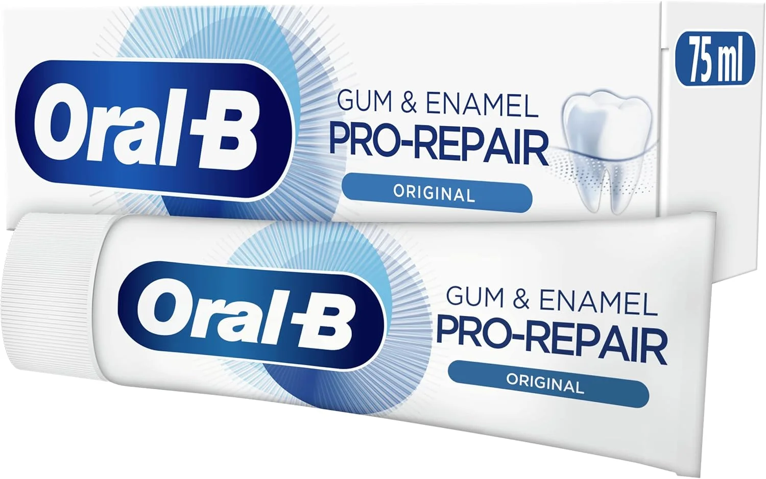 خمیر دندان Oral-B Gum & Enamel Pro-Repair، ۷۵ میلی لیتر، محافظت از دندان های حساس، احیا کننده لثه، اورجینال