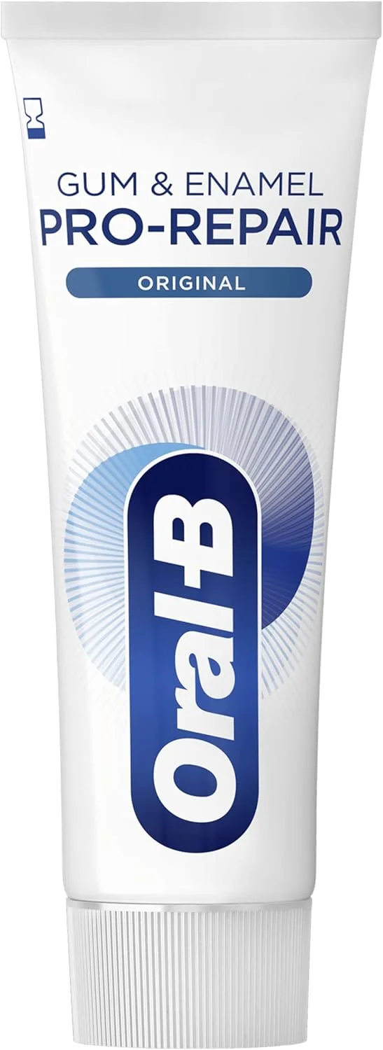 خمیر دندان Oral-B Gum & Enamel Pro-Repair، ۷۵ میلی لیتر، محافظت از دندان های حساس، احیا کننده لثه، اورجینال خمیر دندان Oral-B Gum & Enamel Pro-Repair، ۷۵ میلی لیتر، محافظت از دندان های حساس، احیا کننده لثه، اورجینال