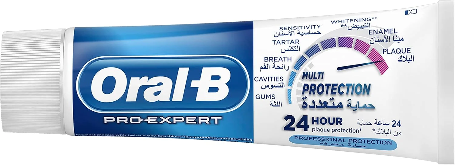 خمیر دندان محافظت حرفه ای اورال-بی پرو-اکسپرت، طعم نعناع تازه، 75 میلی لیتر (بسته 2 عددی) خمیر دندان محافظت حرفه ای اورال-بی پرو-اکسپرت، طعم نعناع تازه، 75 میلی لیتر (بسته 2 عددی)