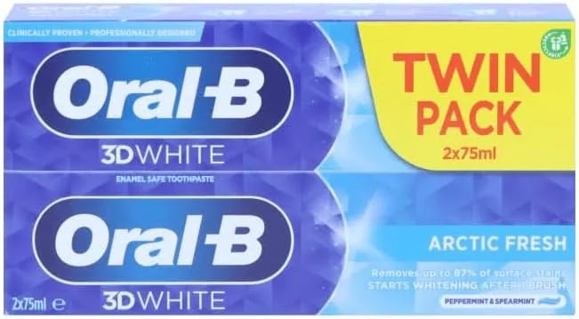 خمیر دندان Oral-B Oral B T/Pst 3D Wht Arctic X2