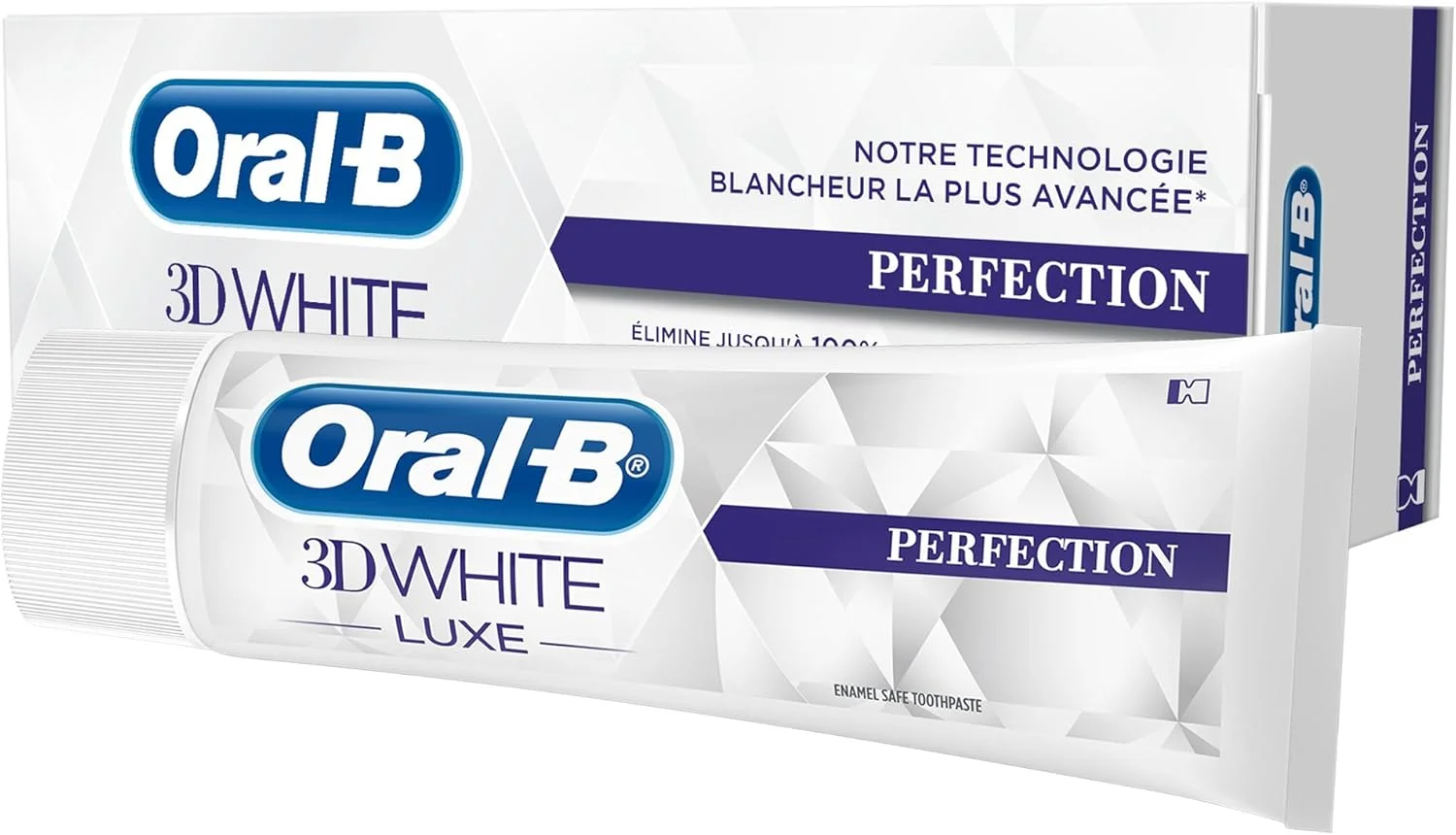 خمیر دندان اورال-بی 3D White Luxe Perfection دو عدد 75 میلی لیتر