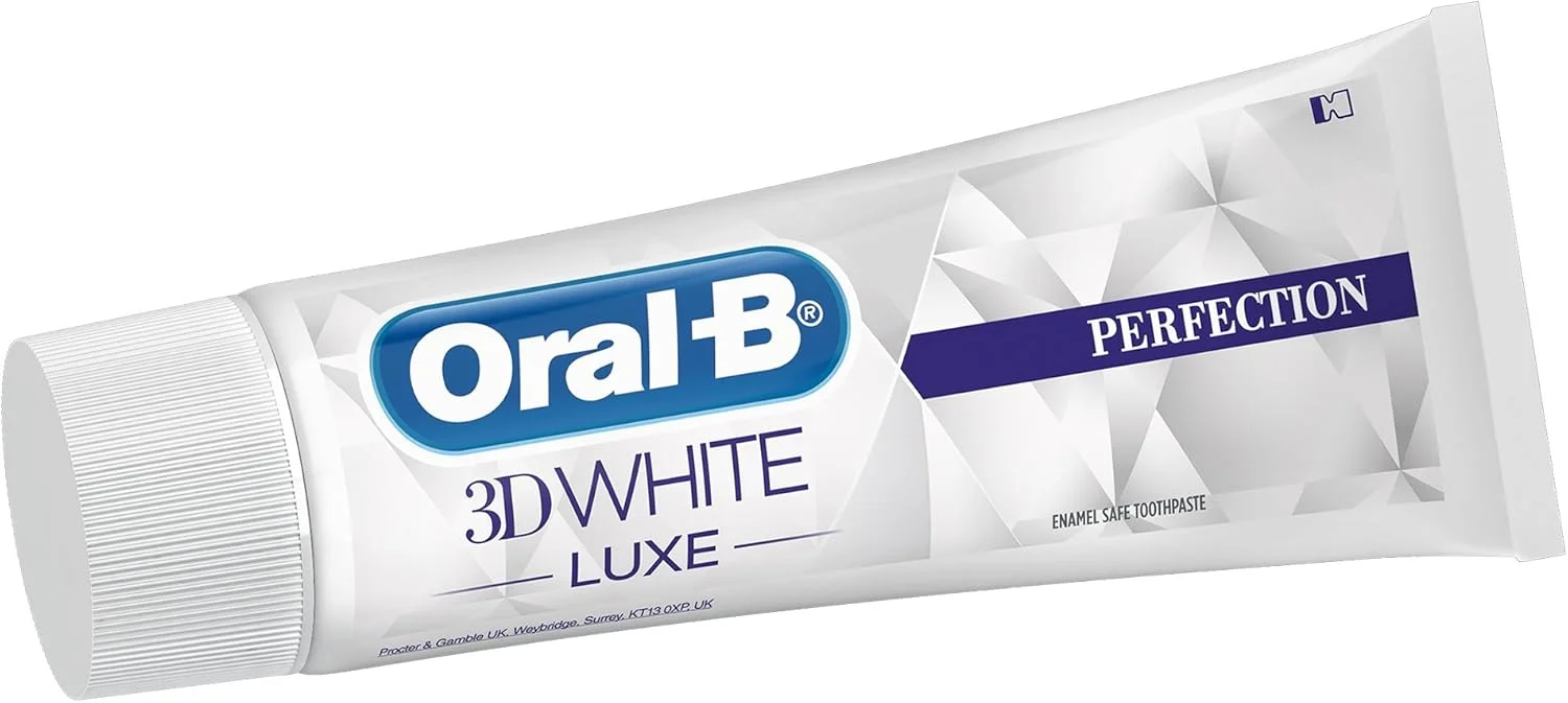 خمیر دندان اورال-بی 3D White Luxe Perfection دو عدد 75 میلی لیتر