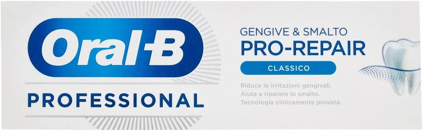 خمیر دندان محافظ لثه و مینای دندان Oral-B Pro-Repair - مدل کلاسیک 75 میلی لیتر
