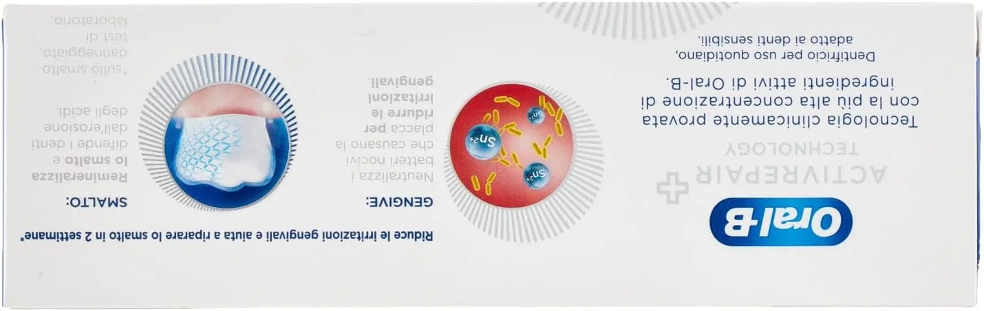 خمیر دندان محافظ لثه و مینای دندان Oral-B Pro-Repair - مدل کلاسیک 75 میلی لیتر