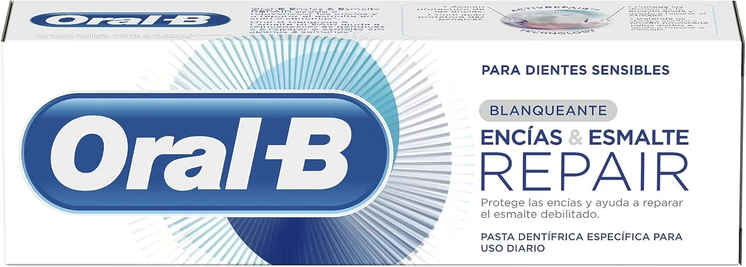 خمیر دندان سفید کننده و ترمیم کننده لثه و مینای دندان Oral-B - حجم 75 میلی لیتر، (بسته 4 عددی)