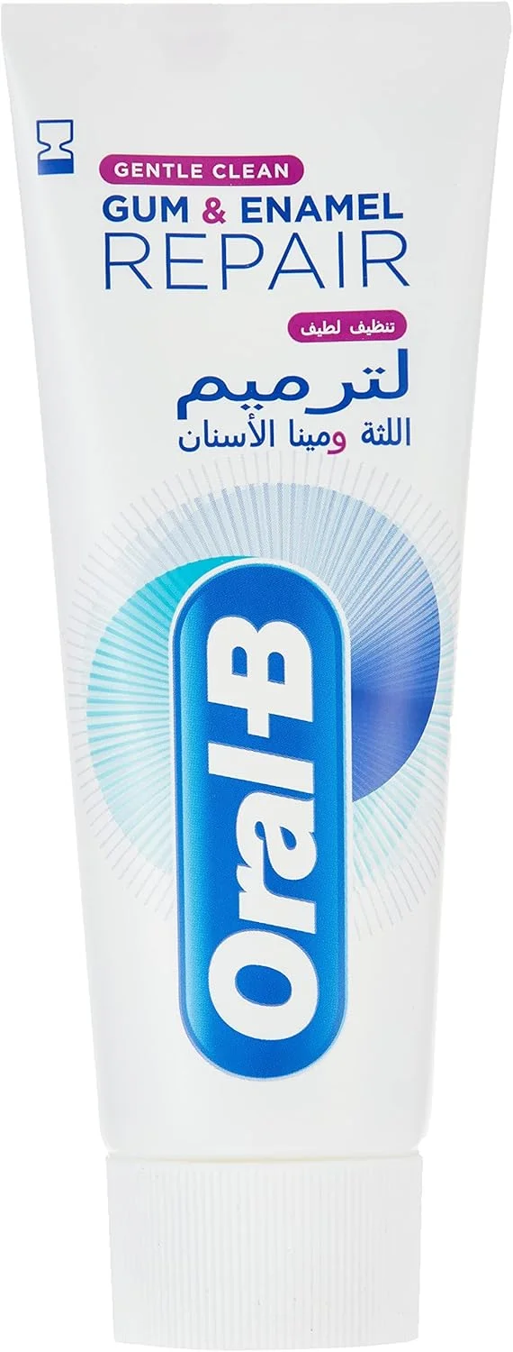 خمیر دندان ملایم ترمیم لثه و مینای دندان اورال-بی، ۷۵ میلی لیتر