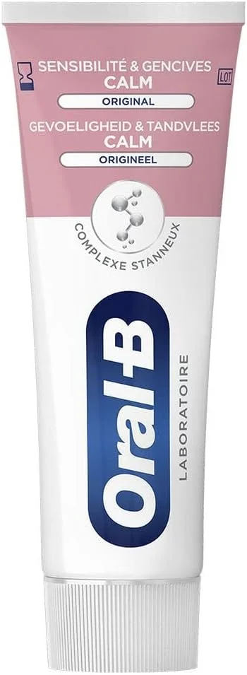 خمیر دندان اورال-بی Calm مخصوص دندان ها و لثه های حساس 2 عدد 75 میلی لیتری