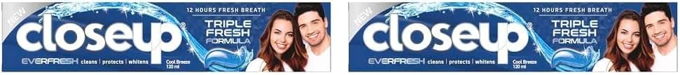 خمیر دندان کلوزآپ Cool Breeze، 120 میلی لیتر (بسته 2 عددی)