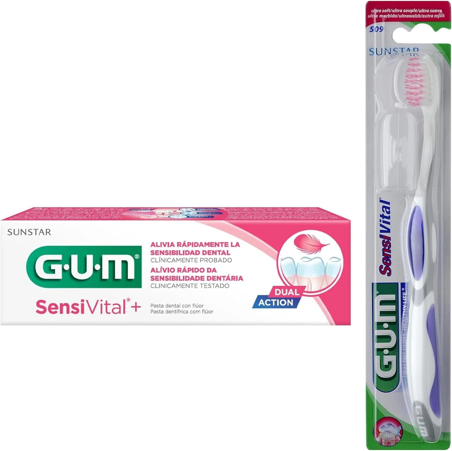 خمیر دندان گام سنسی ویتال 75 میلی لیتر + مسواک رایگان