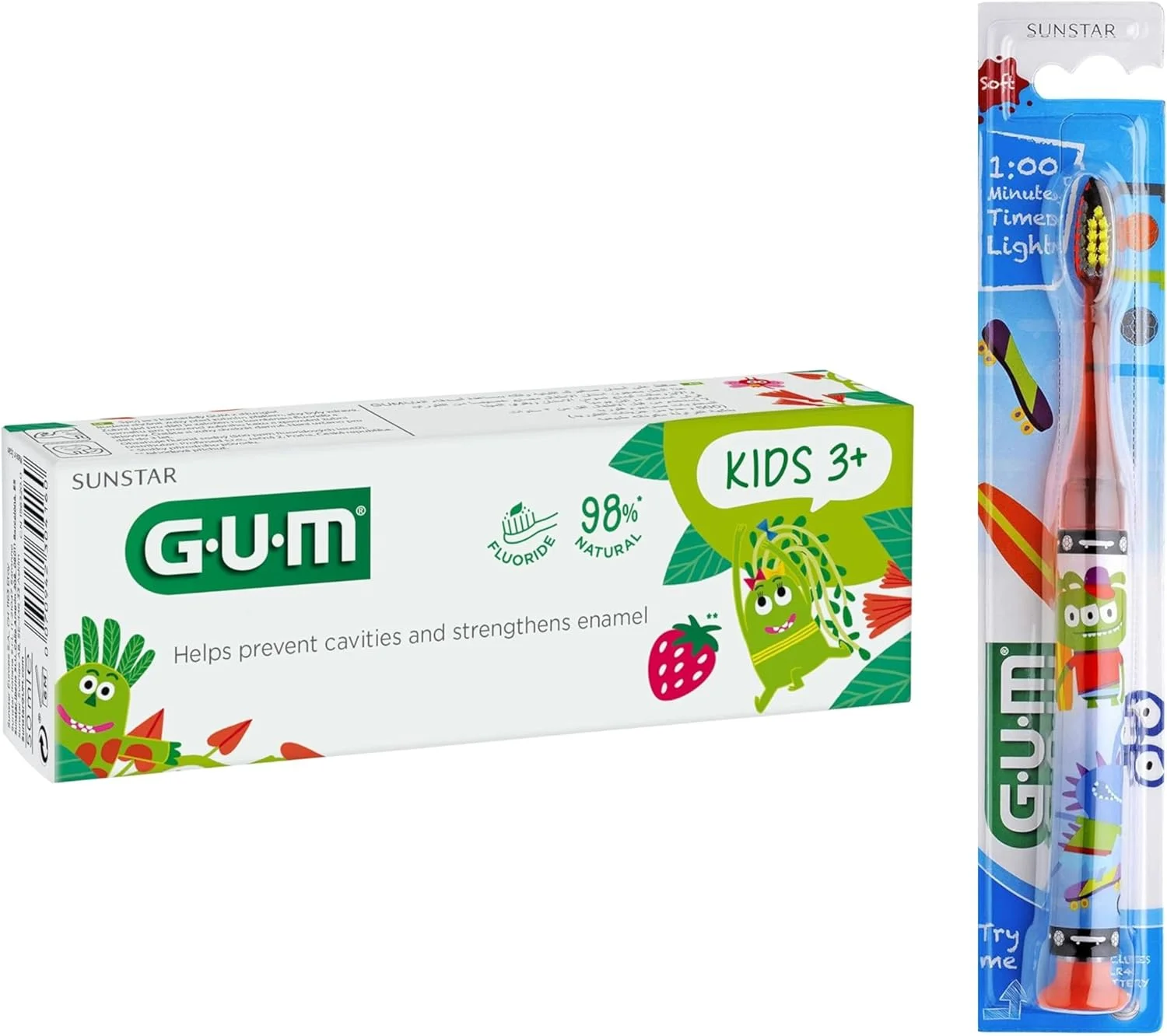 خمیر دندان کودک گام مدل TP حجم 50 میلی لیتر + مسواک رایگان