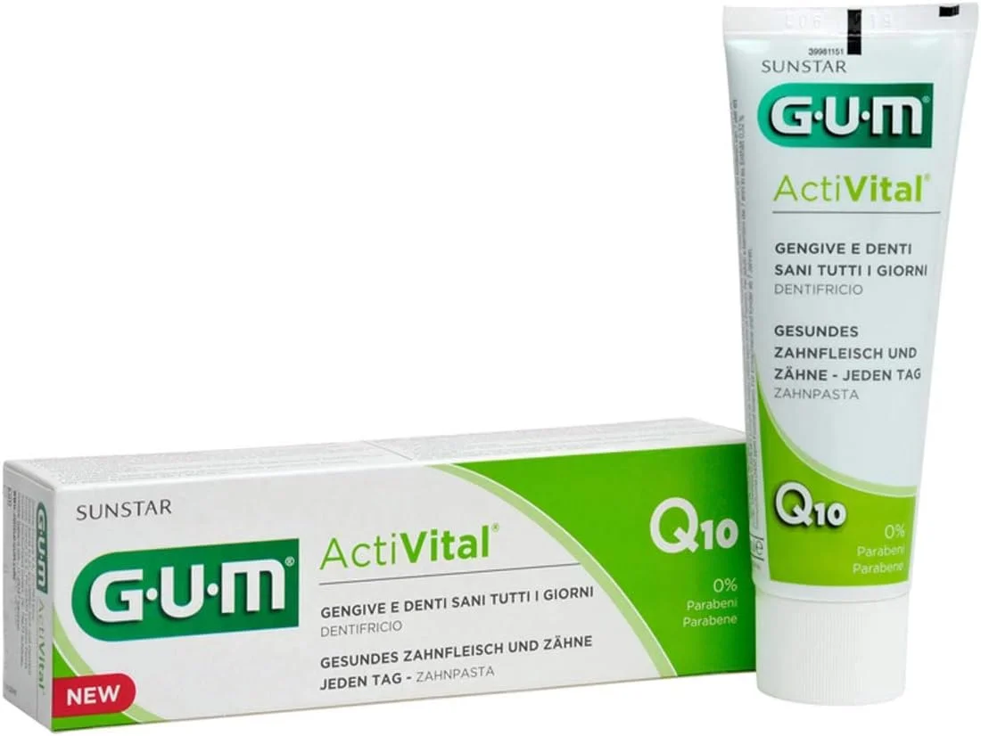 خمیر دندان GUM Activital ۷۵ میلی لیتر، بسته ۳ عددی (۳ x ۷۵ میلی لیتر)
