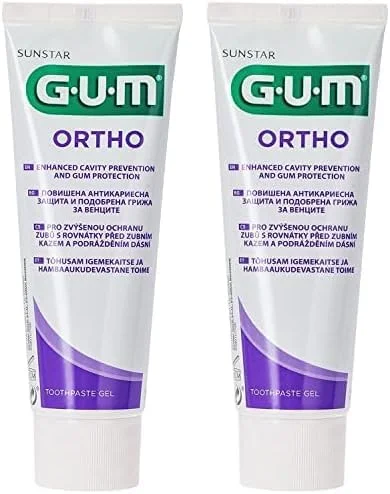 ژل خمیر دندان ارتودنسی - از بین بردن پلاک - محافظت پیشرفته از پوسیدگی - معدنی سازی مجدد مینای دندان - حاوی عصاره زنجبیل، آلوئه ورا، ویتامین E - تمیز کننده عمیق - تنفس تازه - 75 میلی لیتر (بسته 2 عددی)