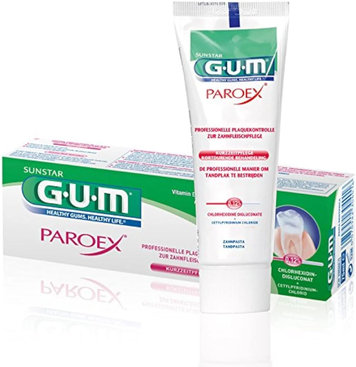 ژل دندان GUM 2X Paroex 0,12 CHX 75 میلی لیتر (2X 75 میلی لیتر)