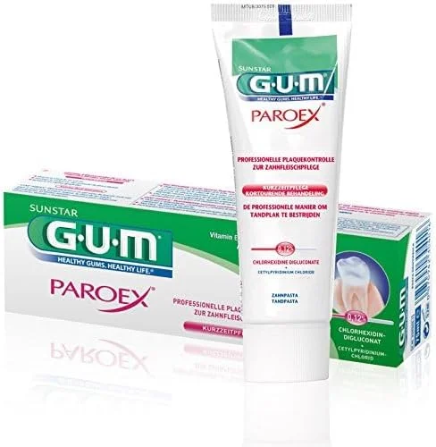 ژل دندان GUM 2X Paroex 0,12 CHX 75 میلی لیتر (2X 75 میلی لیتر)
