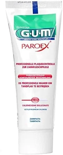 ژل دندان GUM 2X Paroex 0,12 CHX 75 میلی لیتر (2X 75 میلی لیتر)