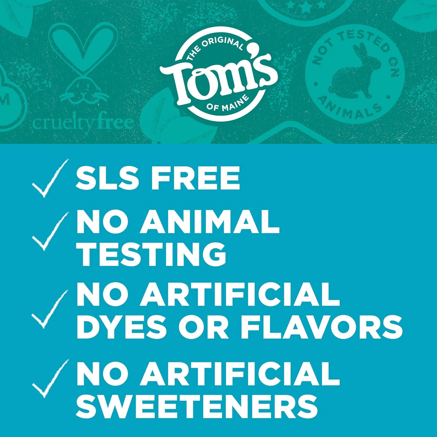 خمیر دندان سفید کننده طبیعی تامز آف مین، بدون فلوراید و SLS، گیاهی، نعناع، بسته 3 عددی، 113 گرم