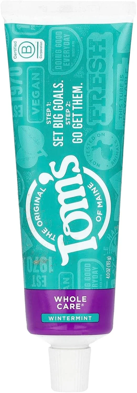 خمیر دندان طبیعی مراقبت کامل تامز آف مین با فلوراید، نعناع زمستانی، 113 گرم (بسته بندی ممکن است متفاوت باشد)