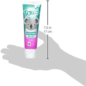 خمیر دندان طبیعی کودکانه تومز آف مین با طعم انگور، 144 گرم