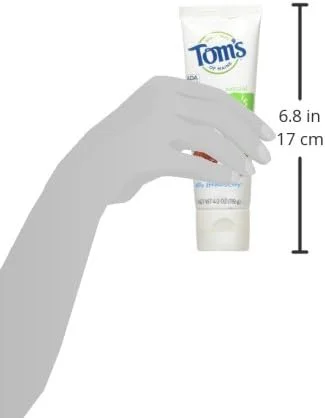 خمیر دندان طبیعی کودکان Tom's of Maine، توت فرنگی بامزه، 119 گرم