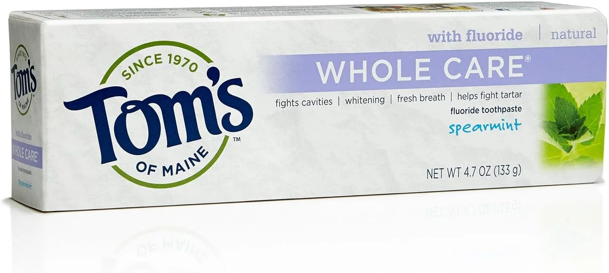 خمیر دندان طبیعی مراقبت کامل تامز آف مین، نعناع، 133 گرم، 24 عدد