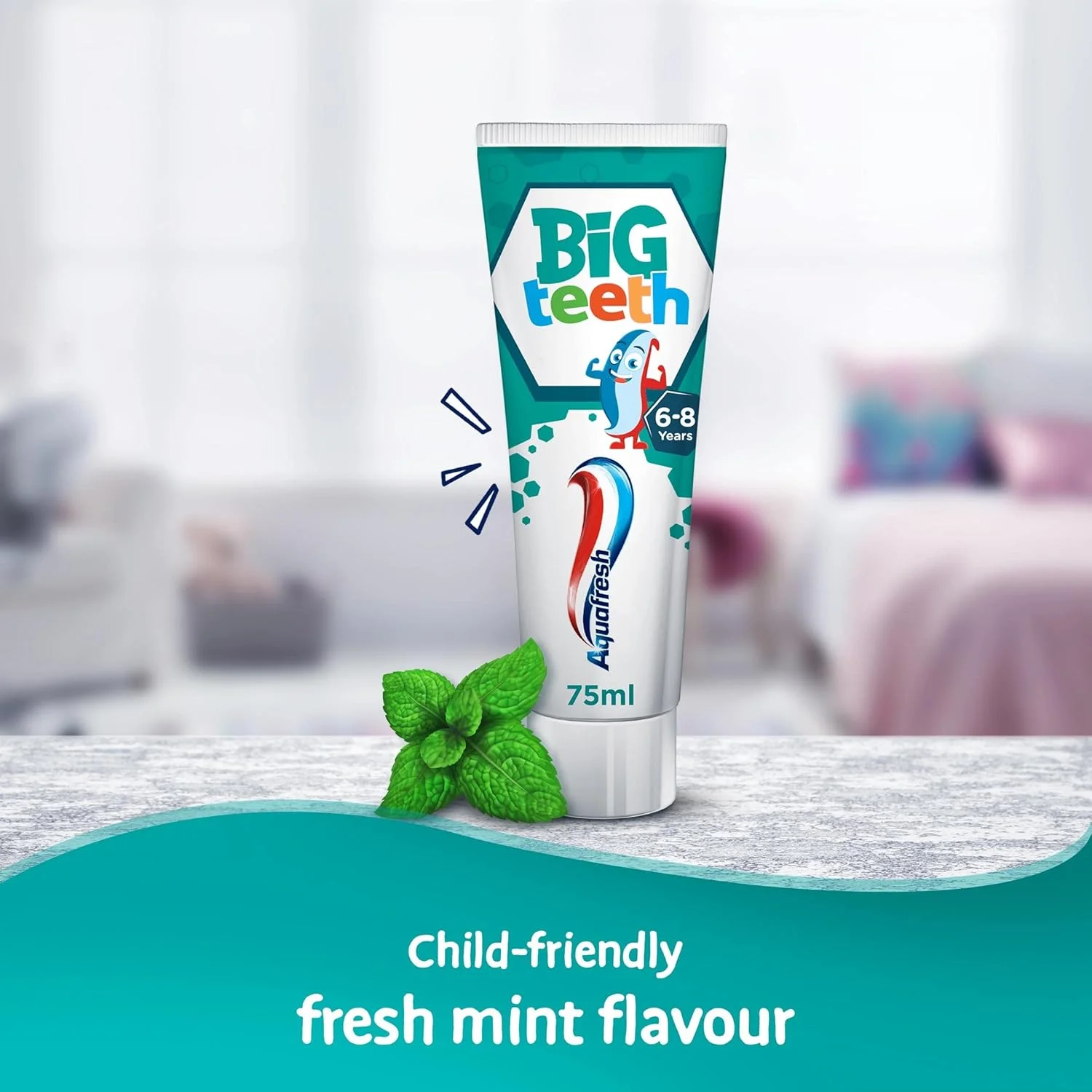 خمیر دندان آکوافرش مناسب دندان های بزرگسالان 6-8 سال، خمیر دندان کودکان، محافظت ماندگار برای دندان های دائمی جدید، 75 میلی لیتر خمیر دندان آکوافرش مناسب دندان های بزرگسالان 6-8 سال، خمیر دندان کودکان، محافظت ماندگار برای دندان های دائمی جدید، 75 میلی لیتر