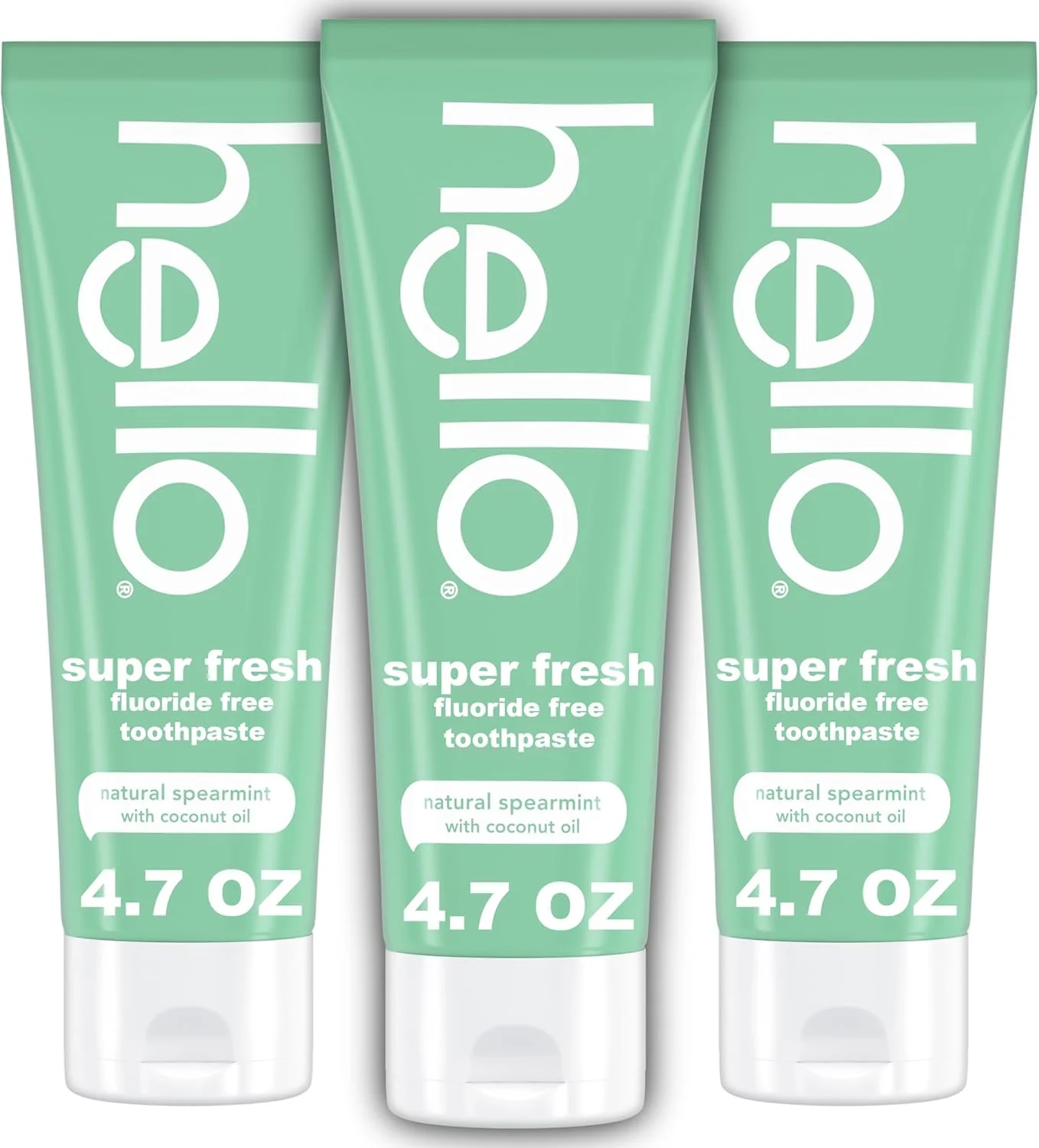 خمیر دندان فوق العاده با طراوت، بدون فلوراید، برای رفع بوی بد دهان، کمک به از بین بردن لکه های سطحی، نعناع طبیعی، بسته 3 عددی، لوله های 133 گرمی