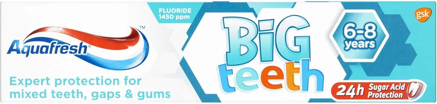 خمیر دندان آکوافرش برای دندان های بزرگ 6 سال به بالا (50 میلی لیتر)