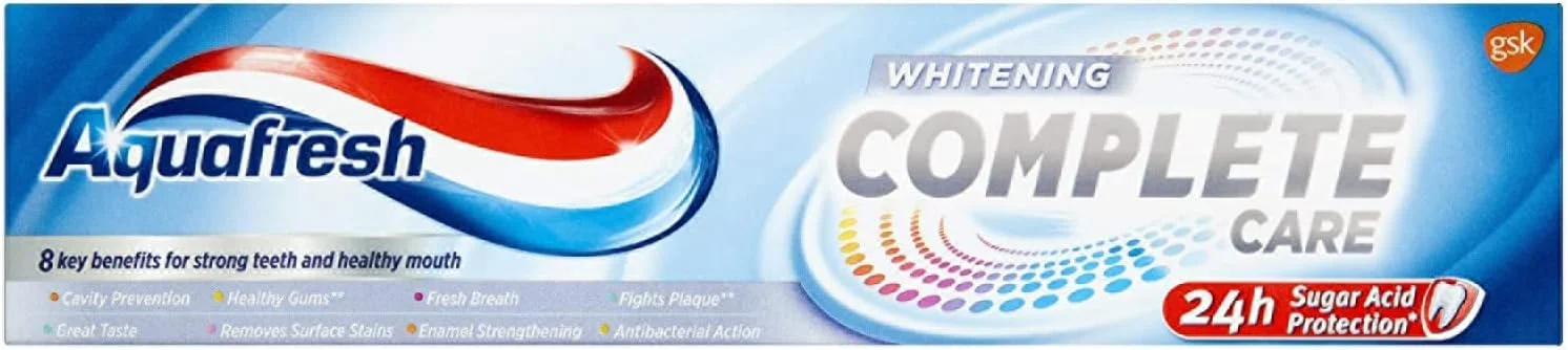 خمیر دندان آکوافرش Complete Care، سفید، 100 میلی لیتر