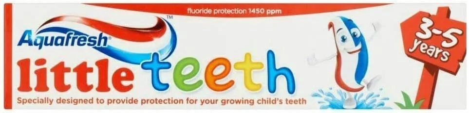 خمیر دندان کودک آکوافرش مناسب 3 تا 5 سال (50 میلی لیتر) - بسته 2 عددی