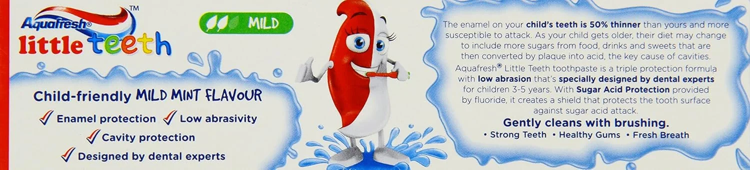 خمیر دندان کودک آکوافرش مناسب 3 تا 5 سال (50 میلی لیتر) - بسته 2 عددی خمیر دندان کودک آکوافرش مناسب 3 تا 5 سال (50 میلی لیتر) - بسته 2 عددی