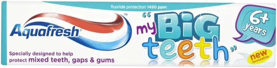 خمیر دندان کودک آکوافرش با طعم نعناع تازه، بسته 3 عددی، 50 میلی لیتر