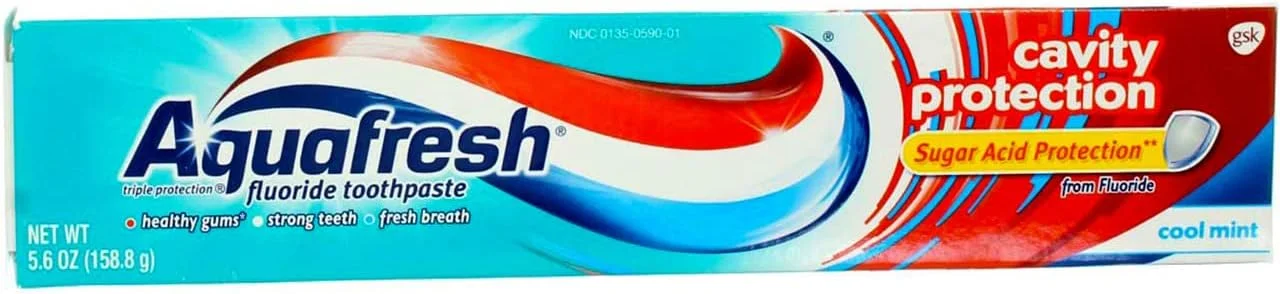 خمیر دندان محافظت از دندان Aquafresh با فلوراید، نعناع خنک 167 گرم (بسته 3 عددی)