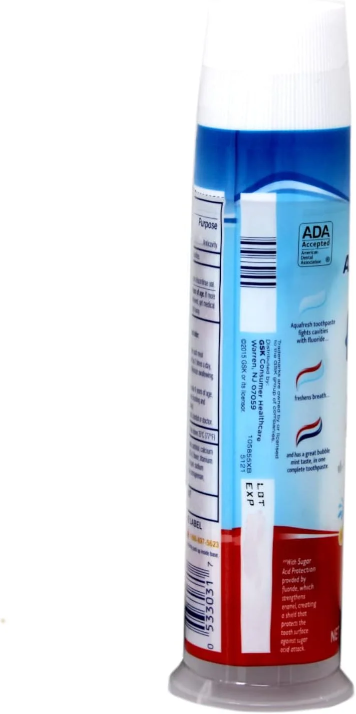 خمیر دندان محافظ حفره کودکانه آکوافرش با طعم نعناع حباب دار، 130 گرم (بسته 2 عددی) خمیر دندان محافظ حفره کودکانه آکوافرش با طعم نعناع حباب دار، 130 گرم (بسته 2 عددی)