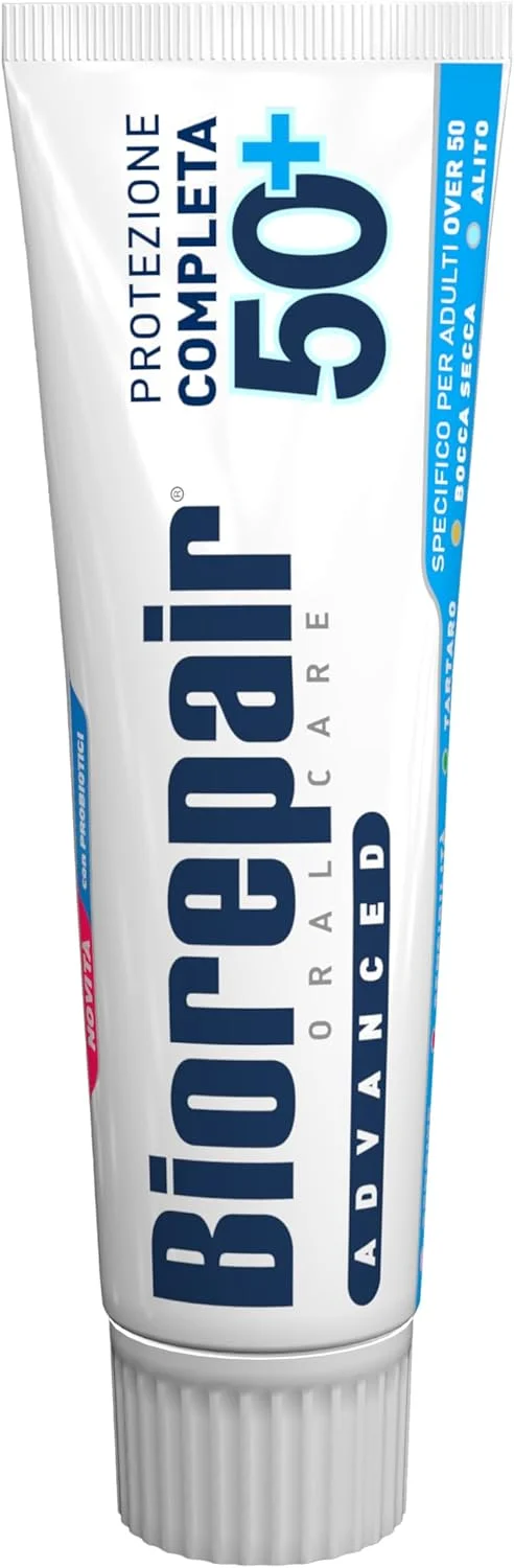 خمیر دندان کامل Biorepair Prot مناسب +50، 75 میلی لیتر (بسته 12 عددی)