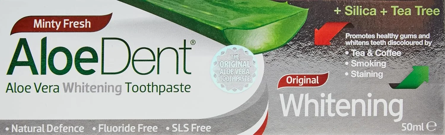 خمیر دندان سفید کننده آلوئه دنت 50 میلی لیتر