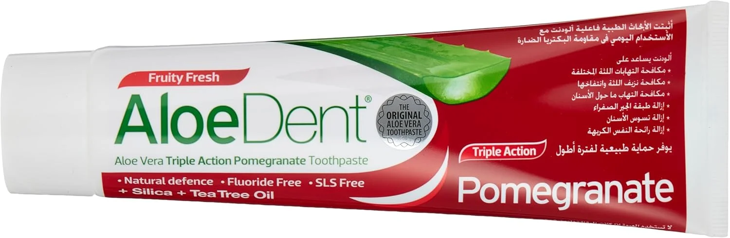 خمیر دندان آلوئه دنت سه گانه با عصاره انار، 100 میلی لیتر