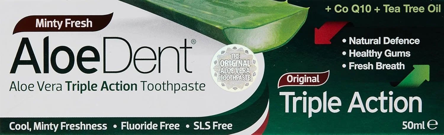 خمیر دندان سه گانه آلوئه دنت 50 میلی لیتر