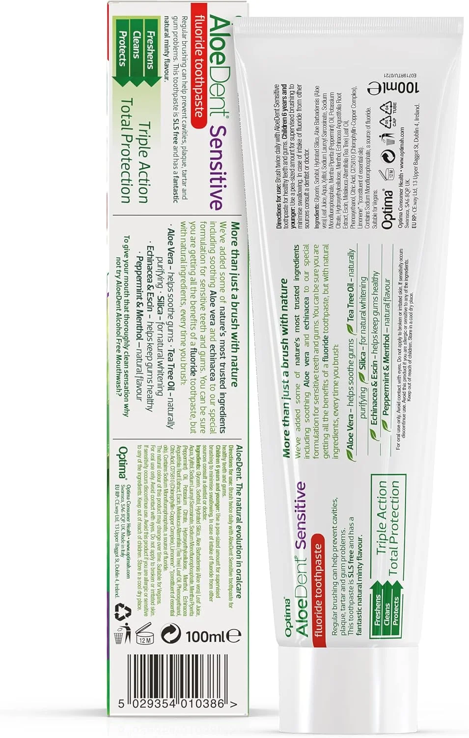 خمیر دندان آلوئه دنت مخصوص دندان های حساس ۱۰۰ میلی لیتر