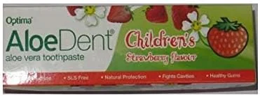 خمیر دندان کودک آلوئه دنت با طعم توت فرنگی حاوی فلوراید 50 میلی لیتر