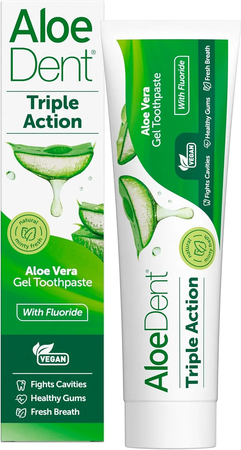 خمیر دندان آلوئه دنت حاوی فلوراید (100 میلی لیتر) خمیر دندان آلوئه دنت حاوی فلوراید (100 میلی لیتر)