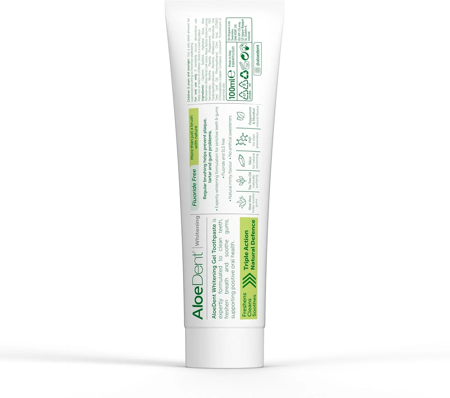 خمیر دندان سفید کننده آلوئه ورا آلوئه دنت ۱۰۰ میلی لیتر (بسته ۲ عددی)