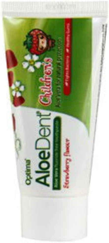 خمیر دندان کودک آلوئه دنت با طعم توت فرنگی