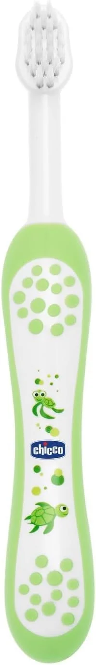 خمیر دندان کودک چیکو با طعم توت فرنگی به همراه مسواک زرد و سبز