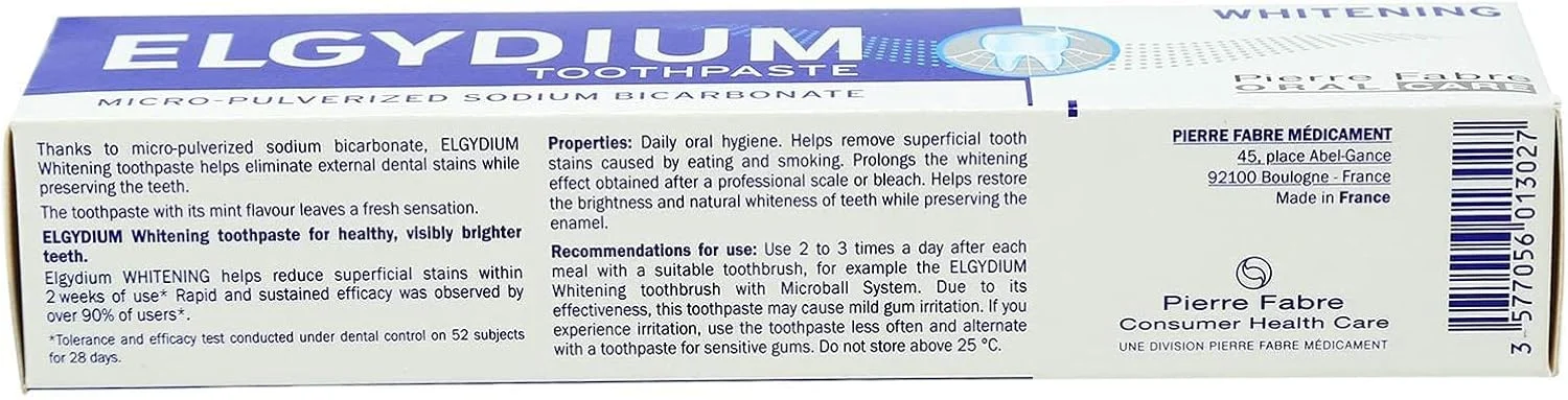 خمیر دندان سفید کننده الجیدیوم، 75 میلی لیتر