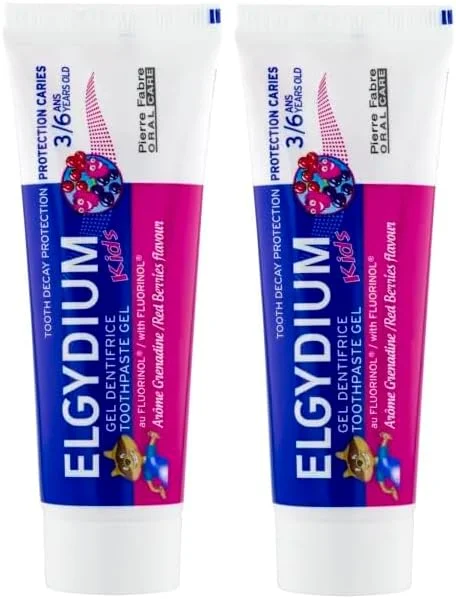 ژل خمیر دندان کودک الگیدیوم محافظت از دندان 3/6 سال - انار