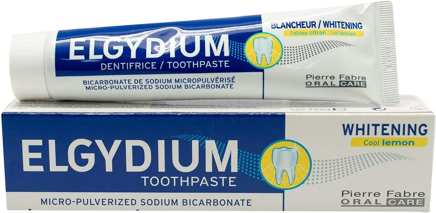 خمیر دندان سفید کننده الجیدیوم با طعم لیمو خنک ۷۵ میلی لیتر