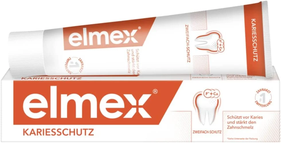 خمیر دندان محافظت از پوسیدگی دندان المکس 75 میلی لیتر - تمیز کننده پزشکی دندان برای محافظت بسیار موثر از پوسیدگی دندان - محافظ دوتایی فلوراید کلسیم فعال برای دندان های بادوام